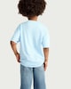 image 3 of F&F Boys Pure Cotton Oversized Fit T-Shirt in Blue