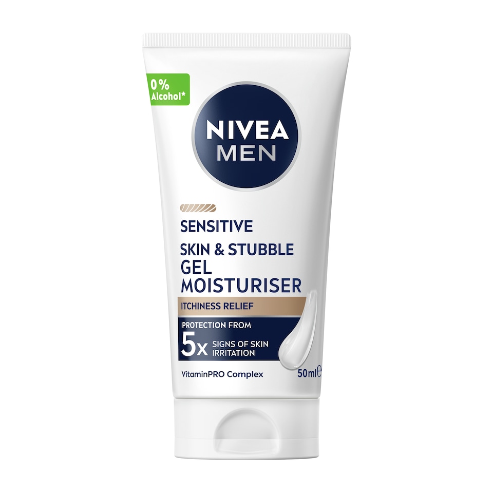 image 1 of Nivea Men Sensitive Skin And Stubble Moisturiser 50Ml