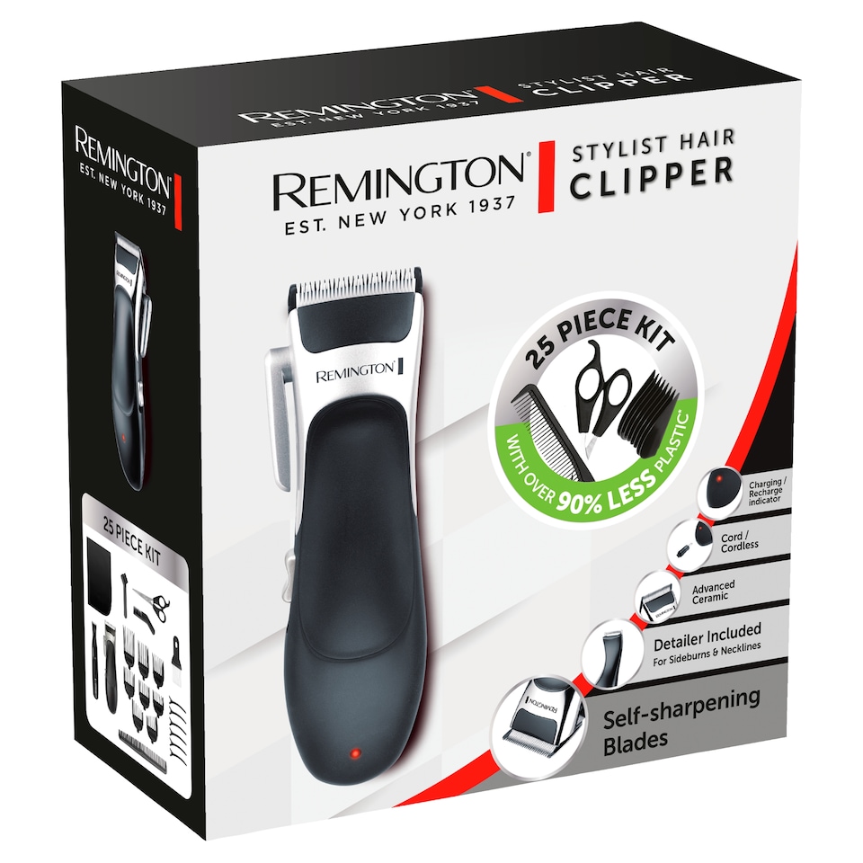 REMINGTON STYLIST HAIR CLIPPER SET NEW HC367