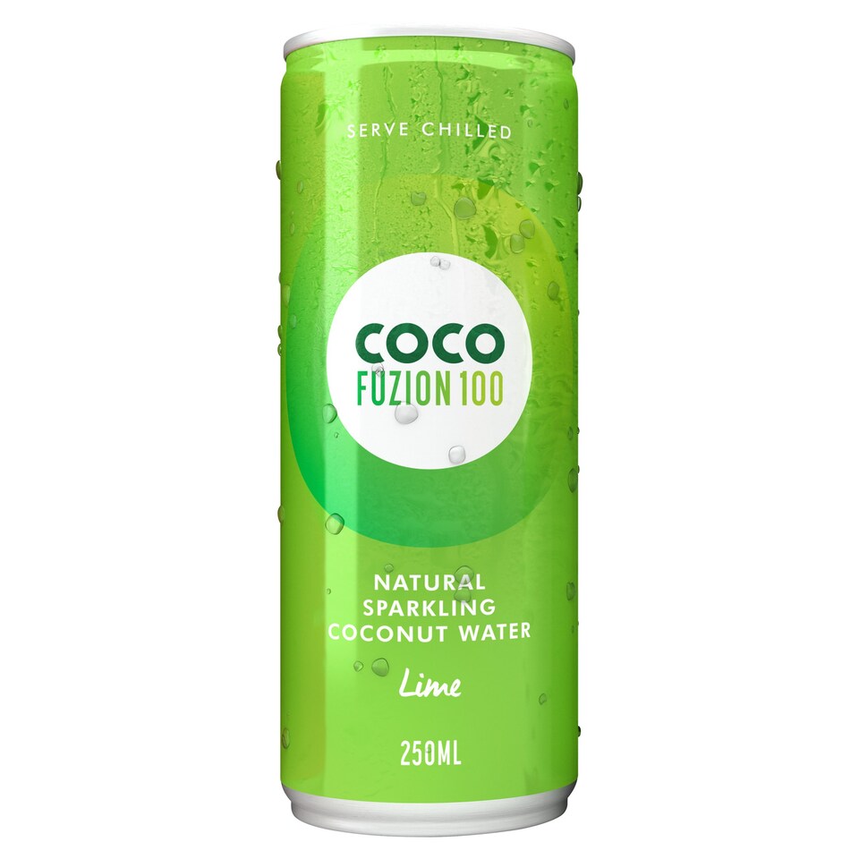 Coco Fuzion 100% C'nut Watr Lime 250Ml