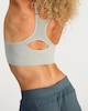 image 1 of F&F Active Seamfree Racerback Crop Top in Grey