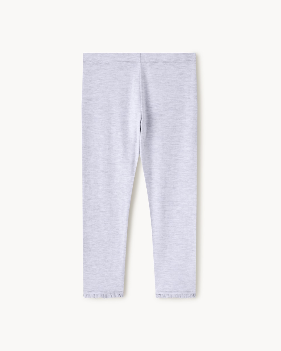 image 1 of F&F Girls 3-Pack Cotton Rich Leggings in Multi