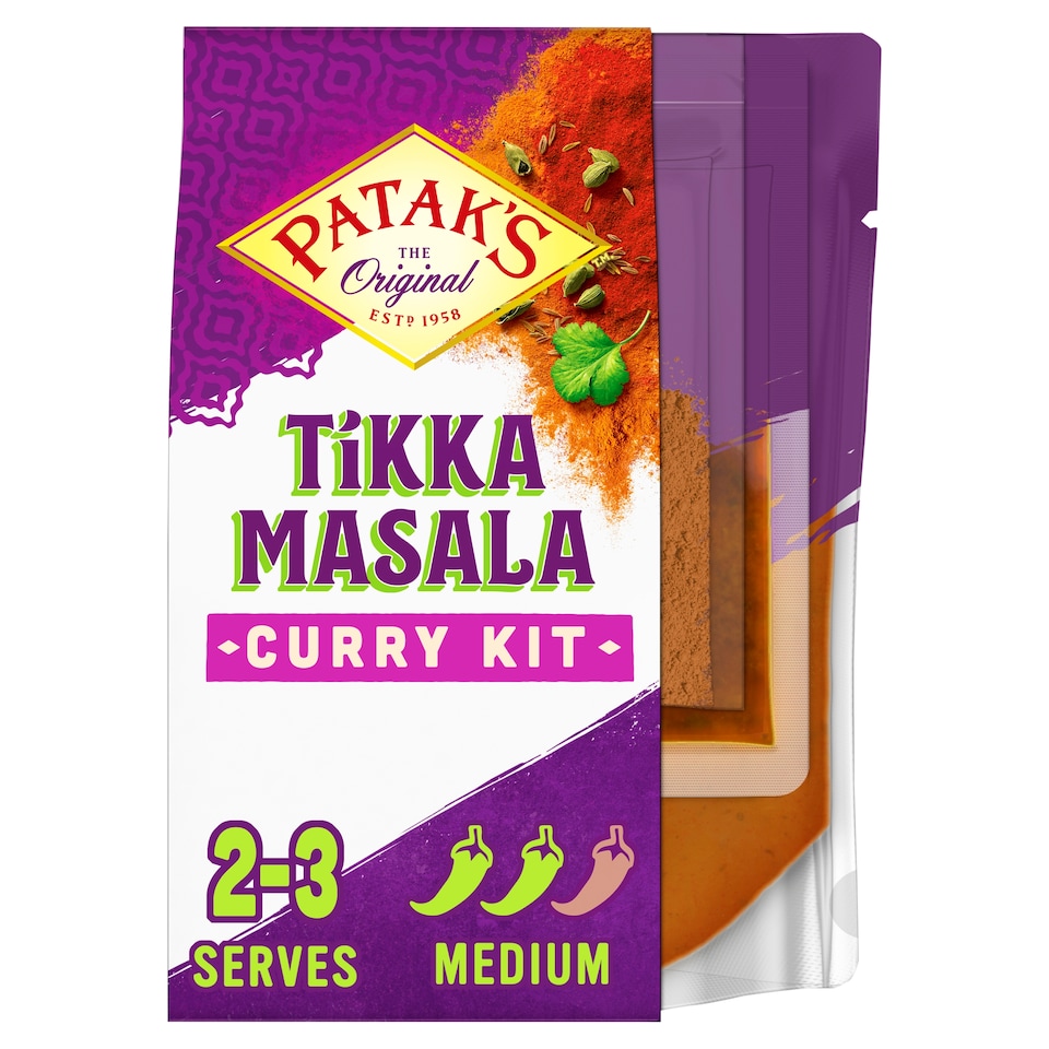 image 1 of Patak's Tikka Masala Rich & Creamy Meal Kit 270G