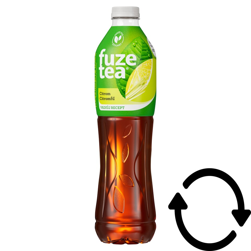 Fuze Tea szénsavmentes citrom- és citromfű-ízű üdítőital fekete tea kivonattal 1,5 l