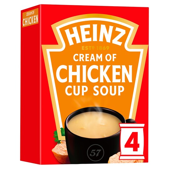 Heinz Cream Of Chicken Cup Soup 68G Tesco Groceries