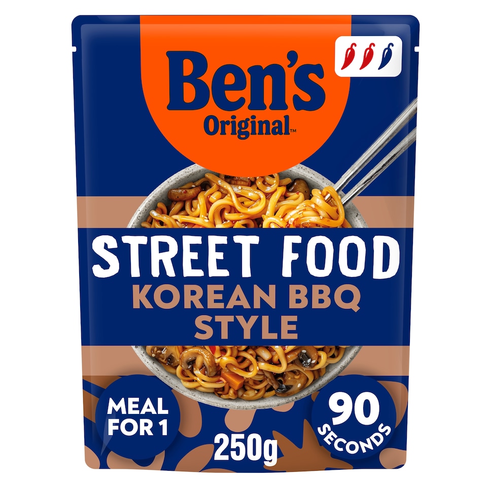 image 1 of Ben's Original Street Food Korean BBQ Noodles 250g