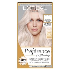 L'Oreal Paris Preference 11.11 Venice Ultra-Light Crystal Blonde Permanent Hair Dye