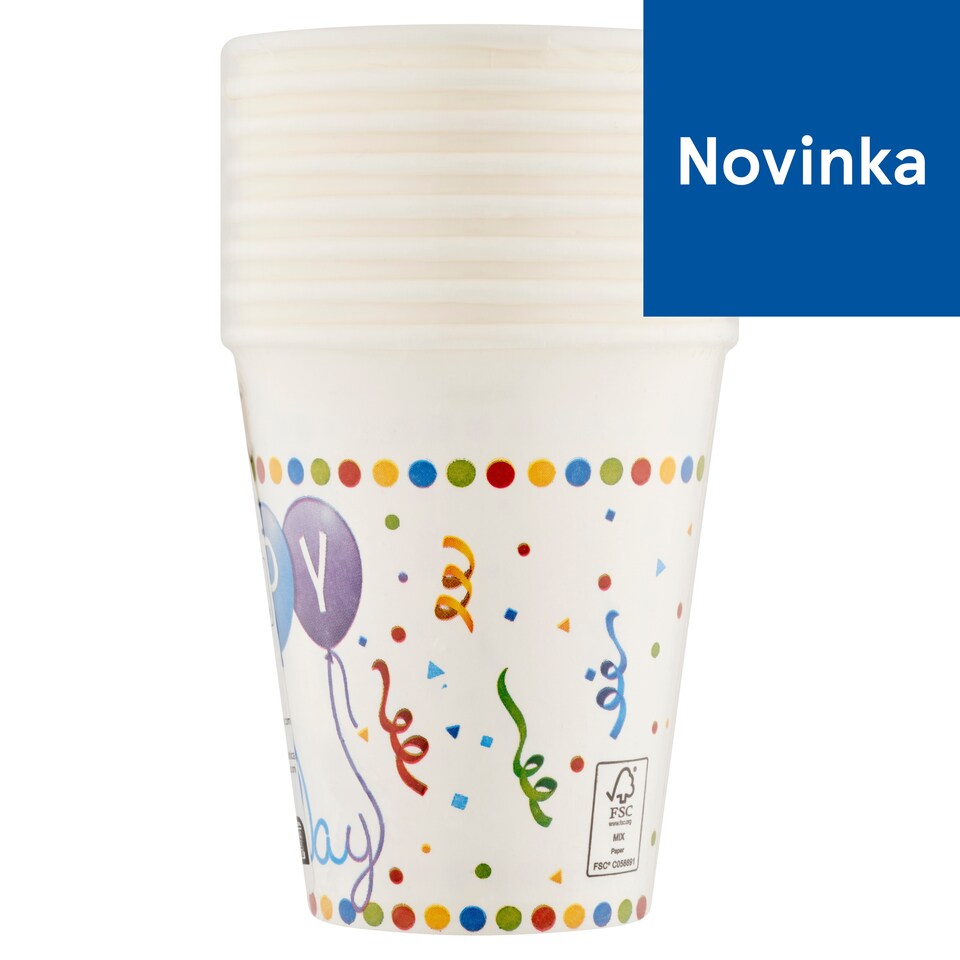 Decorata Party Paper Cups 200 ml 8 pcs
