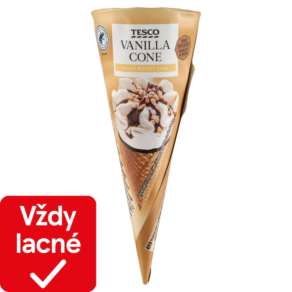 Tesco Vanilla Cone 120 ml