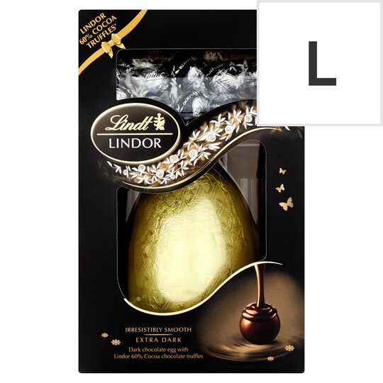 image 1 of Lindt Lindor 60% Dark Shell Egg 285g