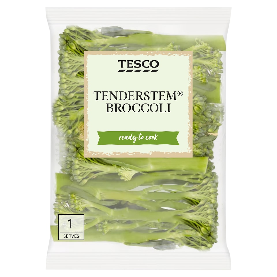image 1 of Tesco Trimmed Tenderstem Broccoli 80G