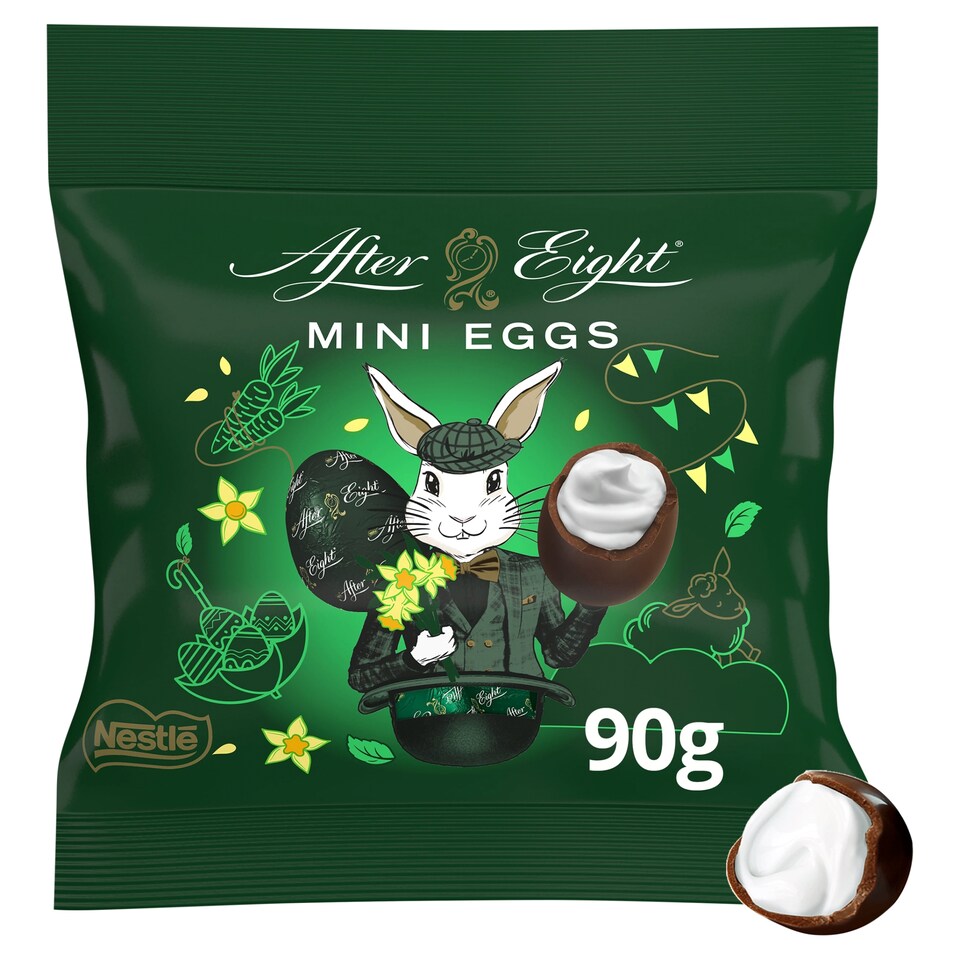 After Eight gluténmentes étcsokoládé mini tojás mentolos töltelékkel 90 g