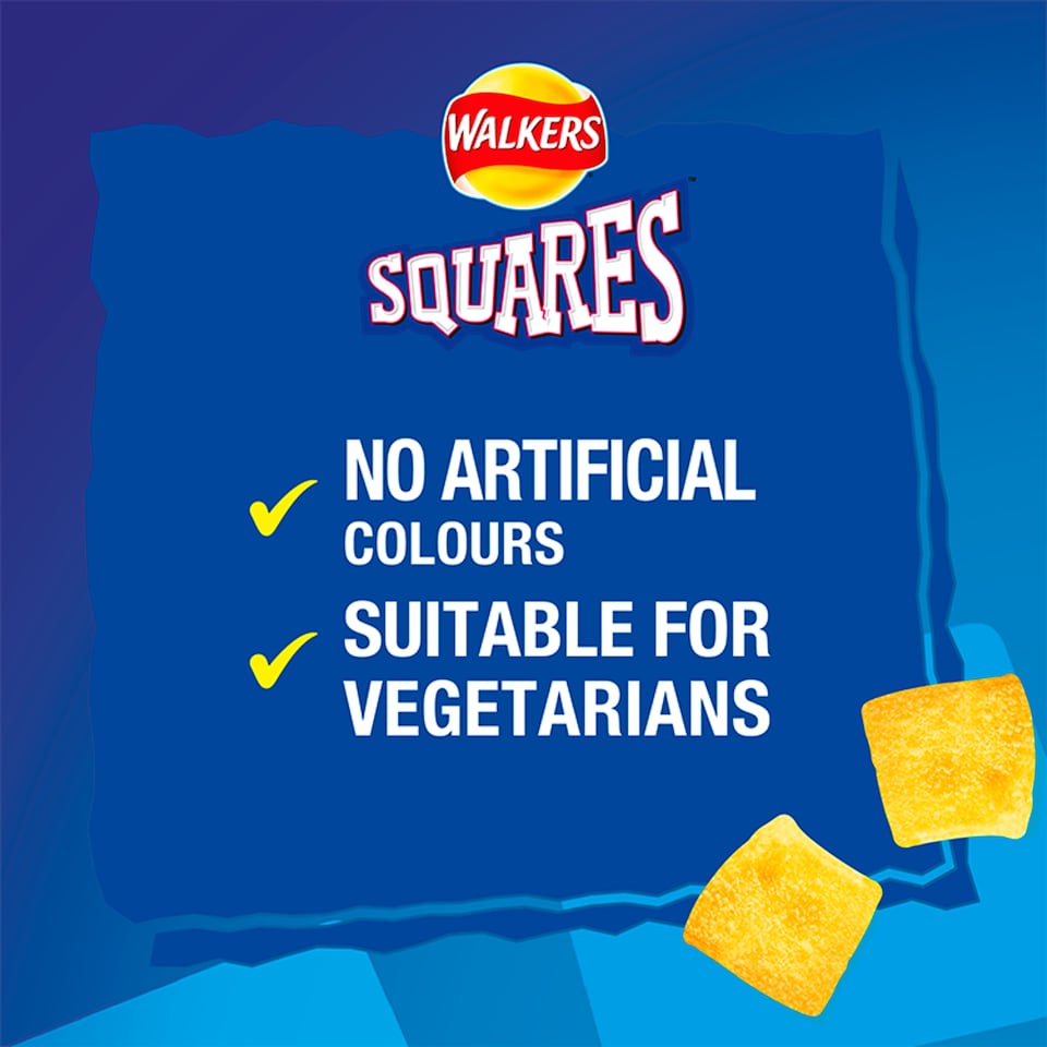 image 1 of Walkers Squares Variety Multipack Crisps 12x22g
