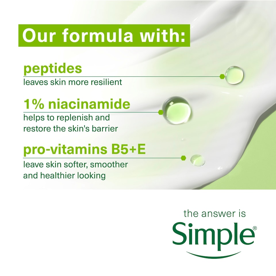 image 1 of Simple Kind To Skin Hydrating Light Moisturiser 50Ml