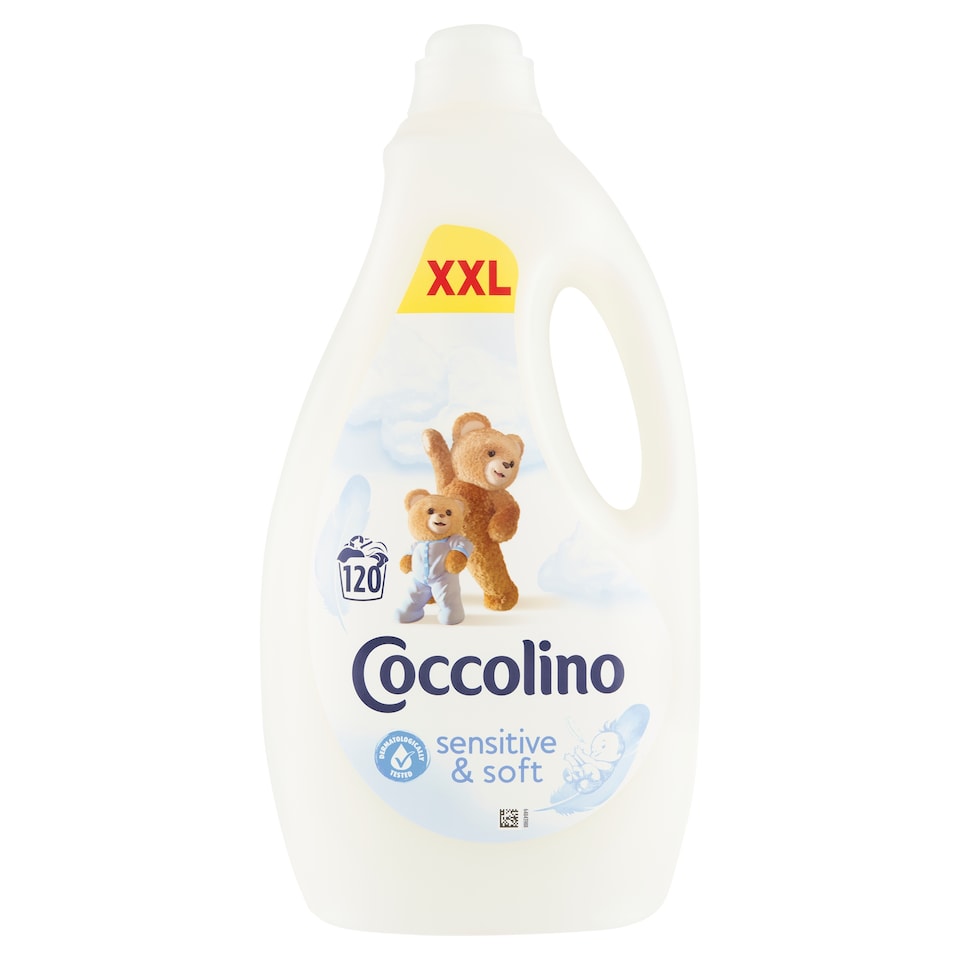 image 1 of Coccolino Sensitive & Soft Concentrated Fabric Softener 120 Washes 3000ml