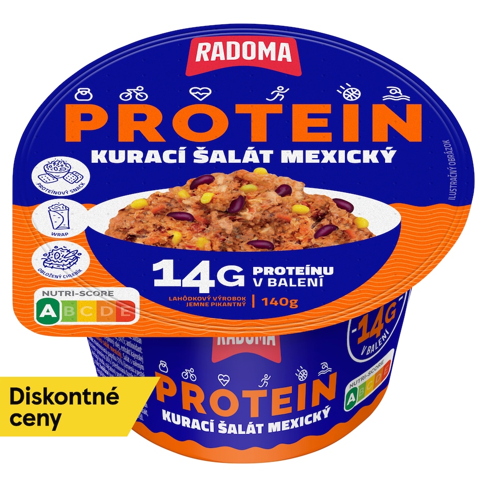 Radoma Protein kurací šalát mexický 140 g