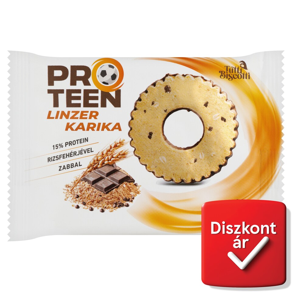 image 1 of ProTeen Linzer Hoop High-Protein Linzer Dough with Cocoa Coating Base 23 g