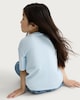 image 3 of Disney Stitch Pure Cotton Greetings From Hawaii T-Shirt in Blue
