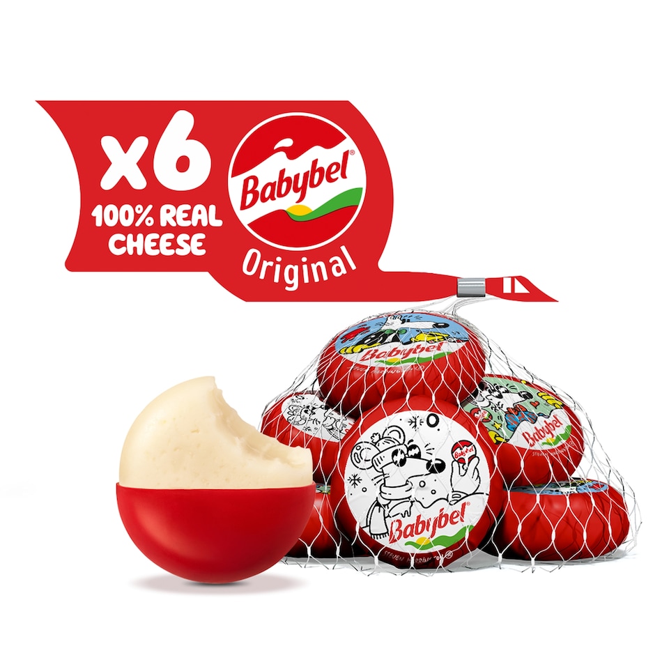 image 1 of Mini Babybel Original Cheese Snacks 6 x 20g