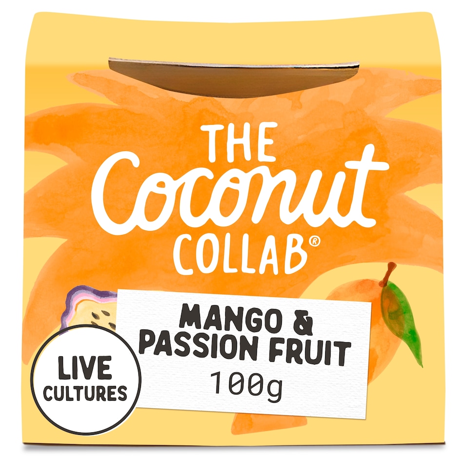 image 1 of The Coconut Collab Mango & Passionfruit Coconut Yoghurt 100g