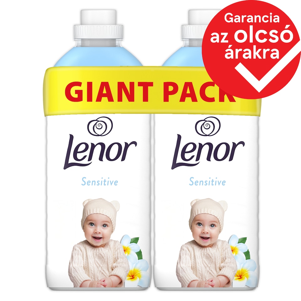Lenor  Textilöblítő 118 Mosáshoz, Sensitive  1. kép