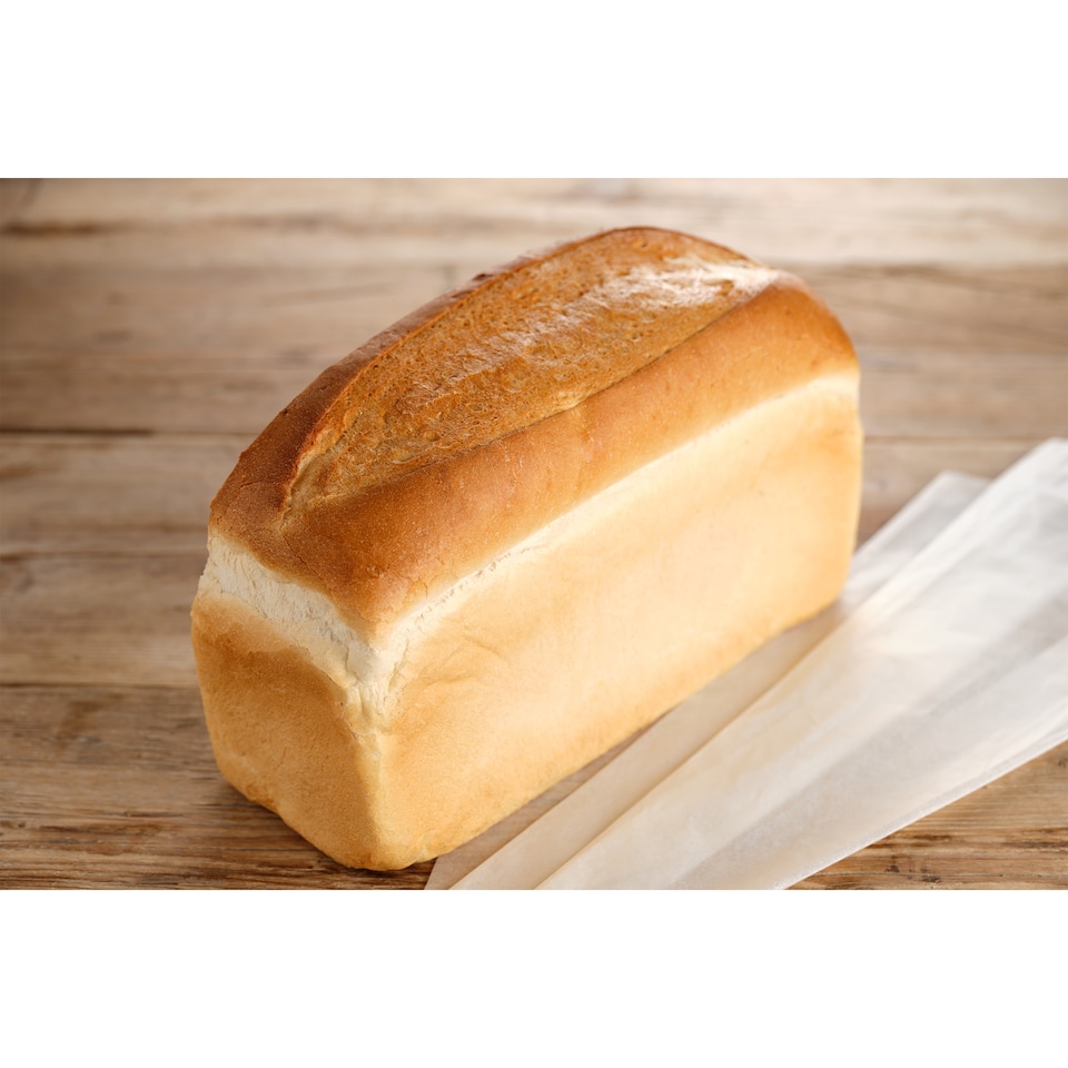 image 1 of Tesco Crusty White Split Tin Bread Unsliced 800G