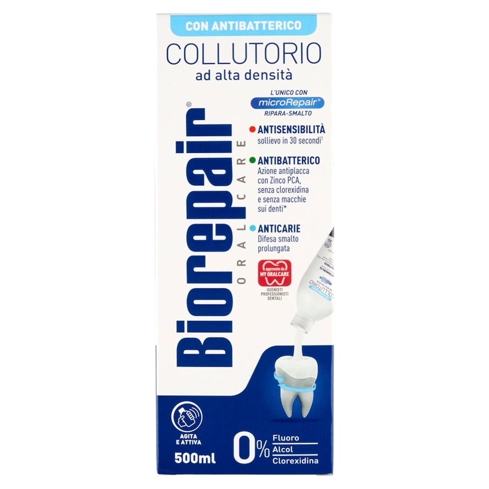 Biorepair High Density Mouthwash 500 ml