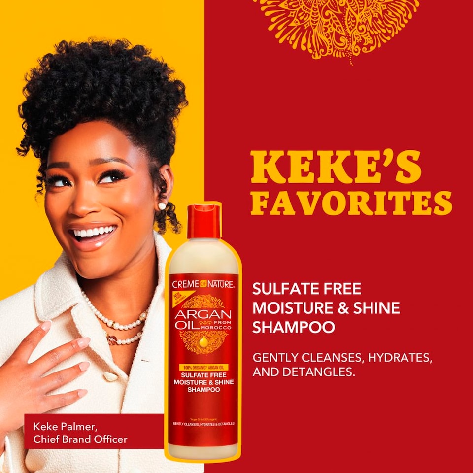 image 1 of Creme Of Nature Argan Oil Moisture & Shine Shampoo 354Ml