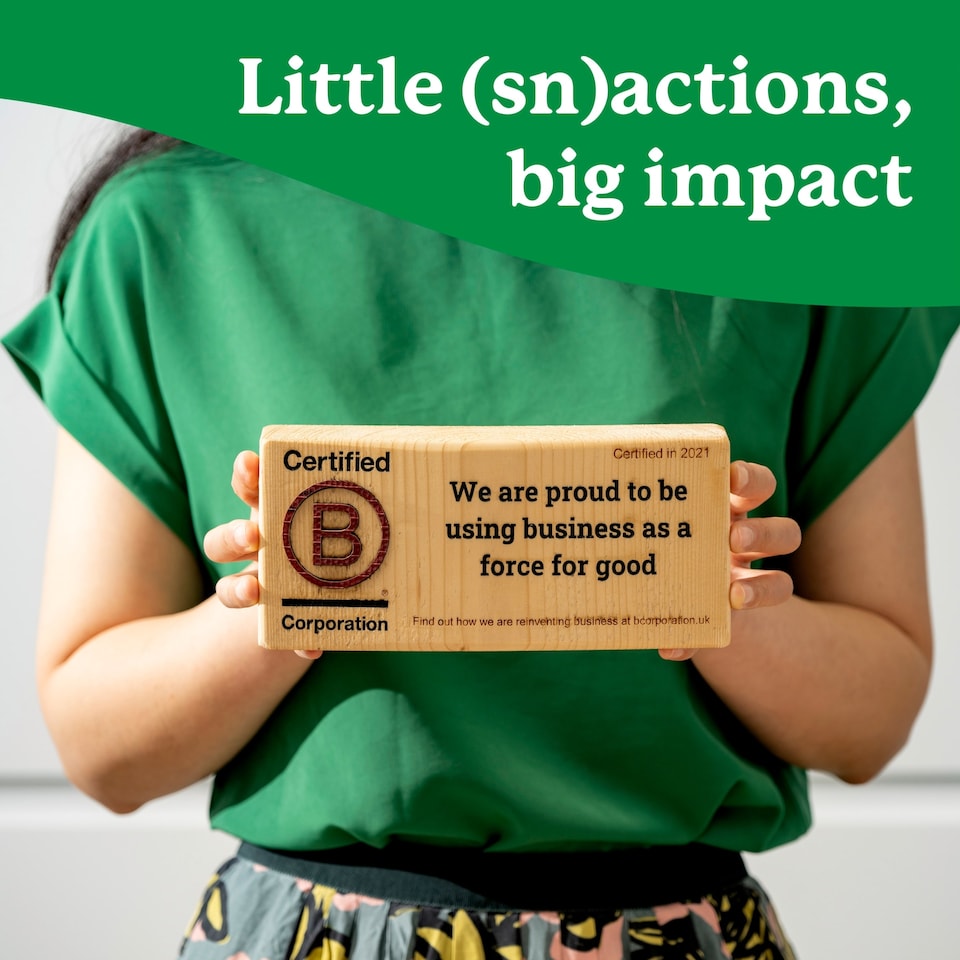 image 1 of Graze Cocoa Orange Oat Boosts Flapjack Snack 4x30G