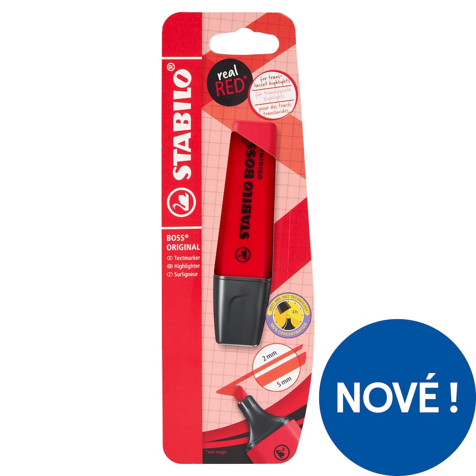Stabilo Boss Original Highlighter Real Red