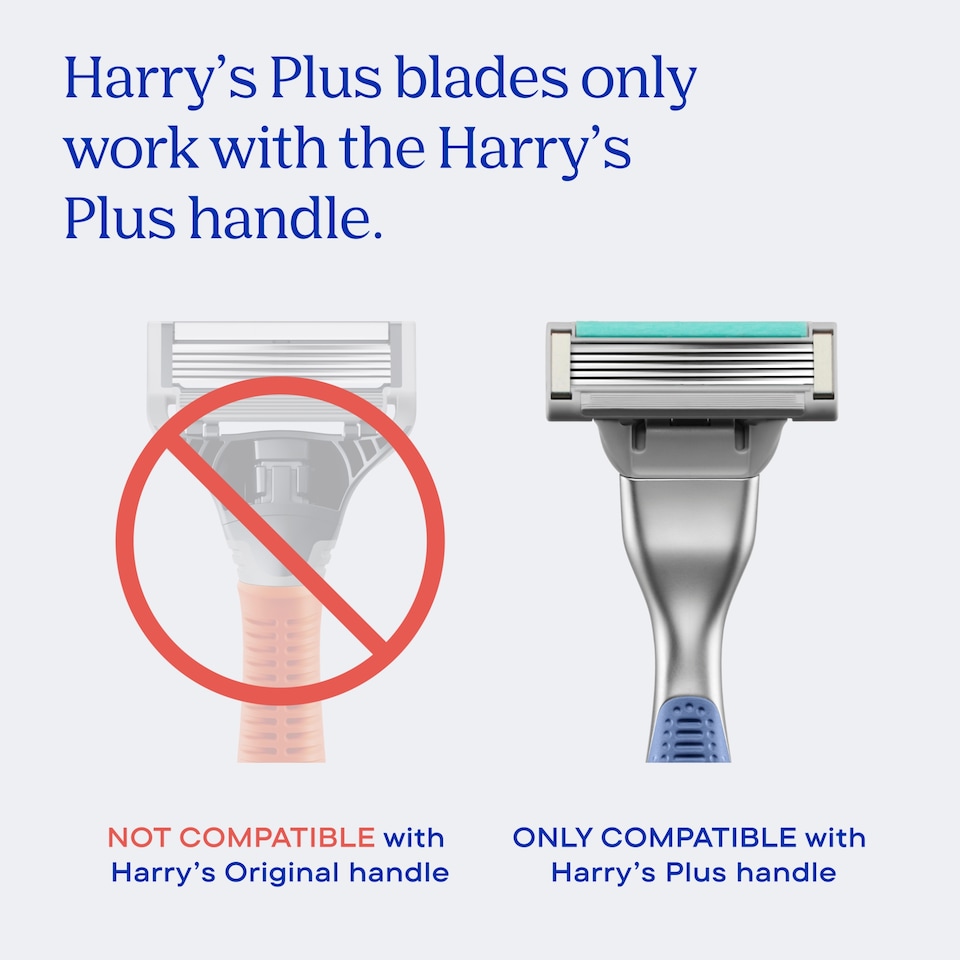 image 1 of Harry's Plus Razor and 5 Blade Tide Set