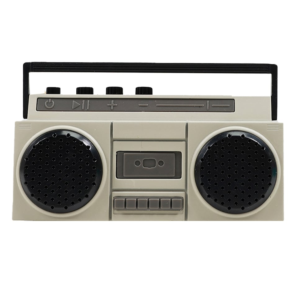 image 1 of Mini Boombox Bluetooth Speaker