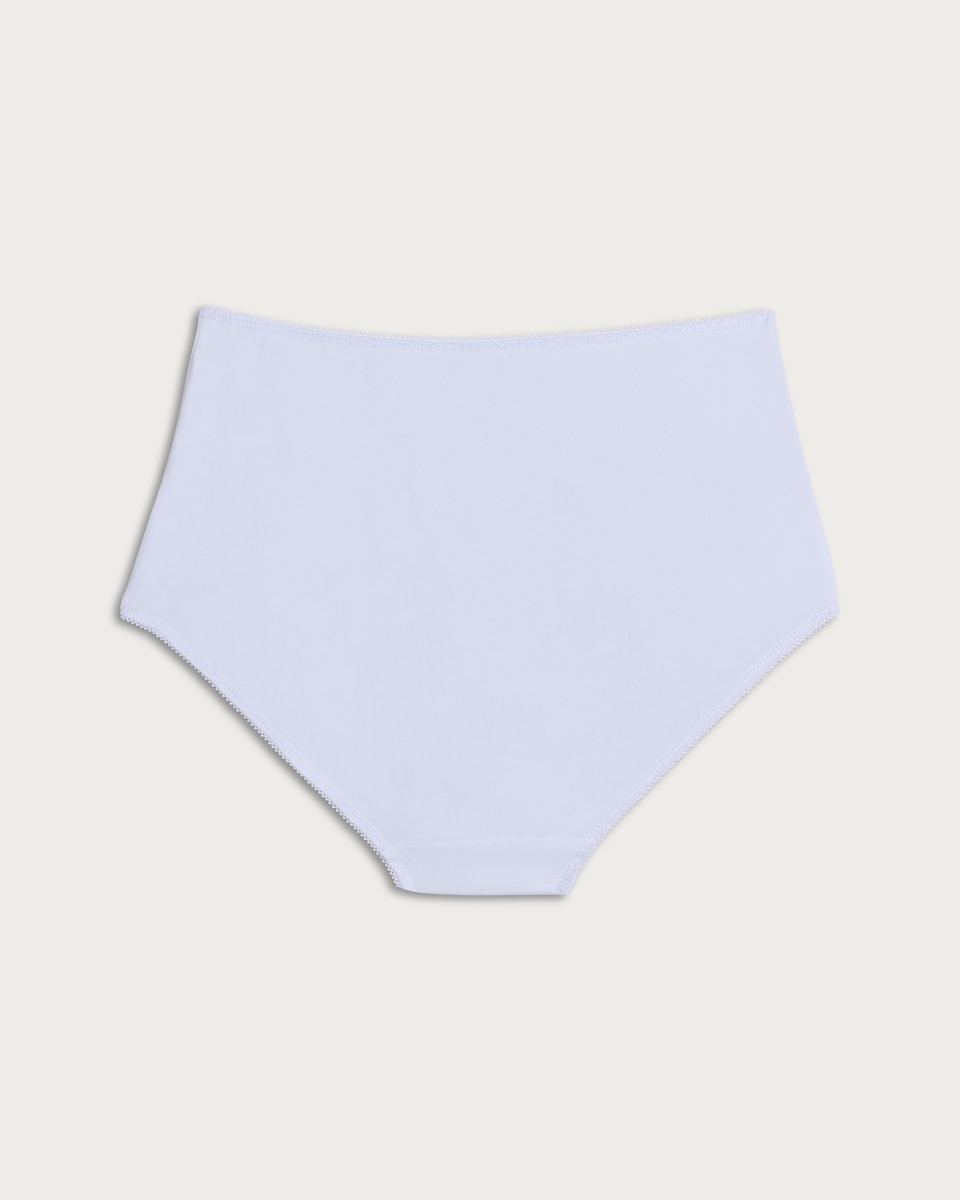 image 1 of F&F 5-Pack Cotton Rich Full Brief Knickers in White