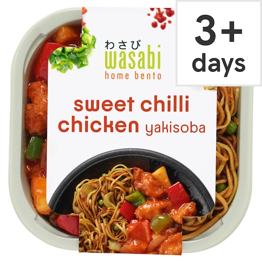 Wasabi Sweet Chilli Chicken Yakisoba Noodles 450G Tesco Groceries