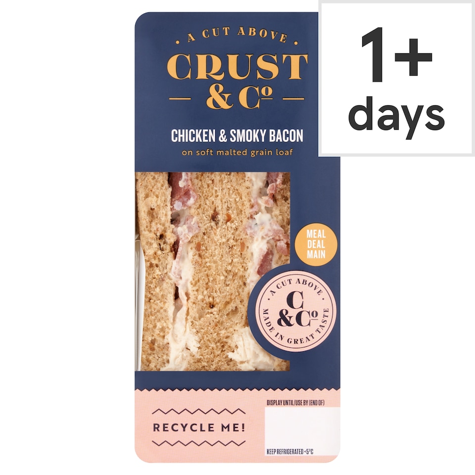 Crust & Co Chicken & Smoky Bacon Sandwich 168g