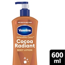 Vaseline Body Lotion Cocoa Radiant Ultra Hydrating Lipids + Pure Cocoa Butter 600ml