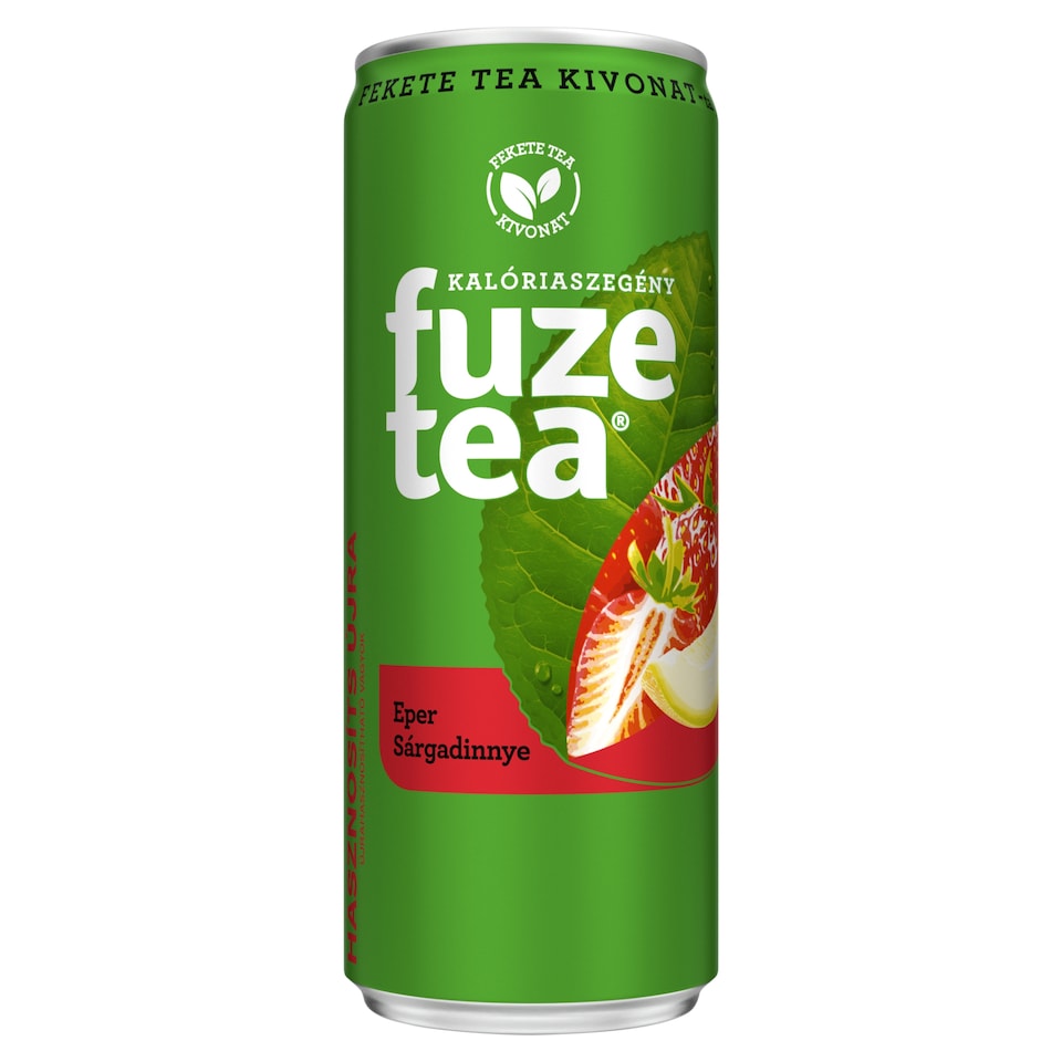 Fuze Tea szénsavmentes eper- és sárgadinnyeízű üdítőital fekete tea kivonattal 250 ml