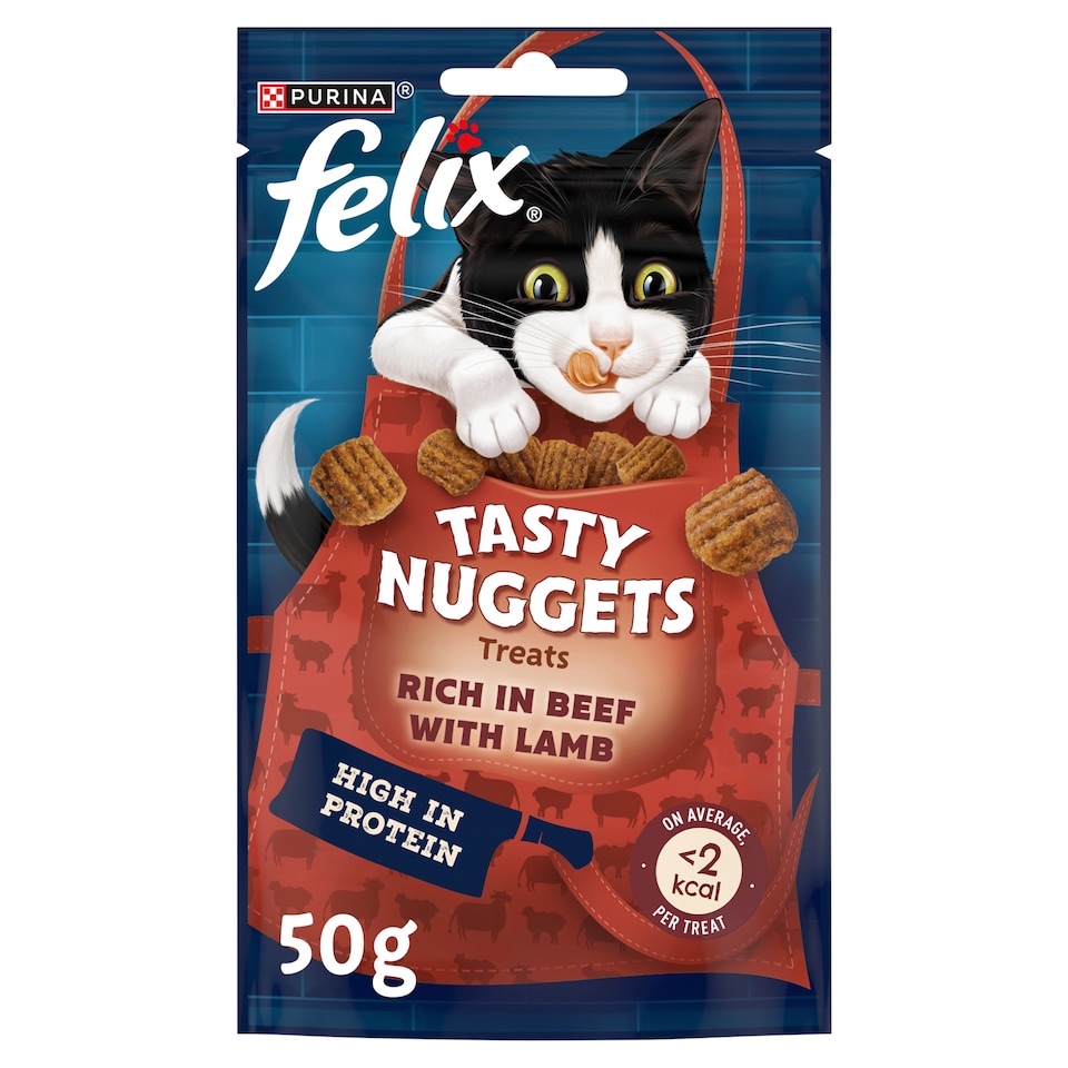 image 1 of Felix Tasty Nuggets for cats Beef & Lamb 50g