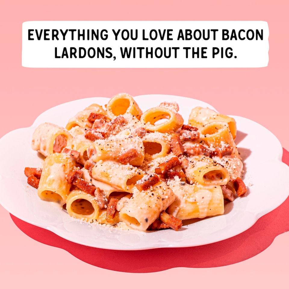 image 1 of La Vie Plant-based Smoked Bacon Lardons 150g