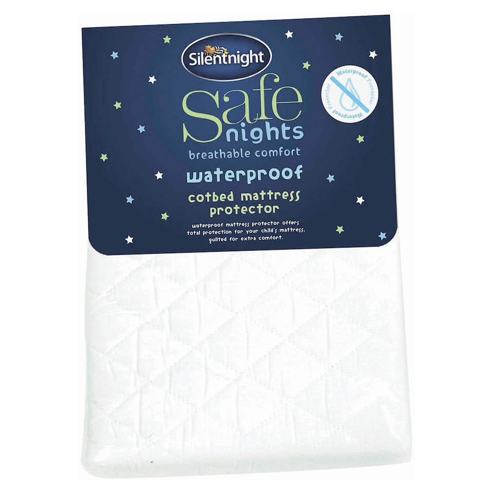 Silent Night Quilted Cotbed Protector