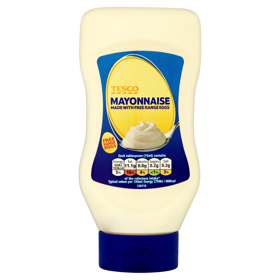 Tesco Top Down Mayonnaise 450Ml