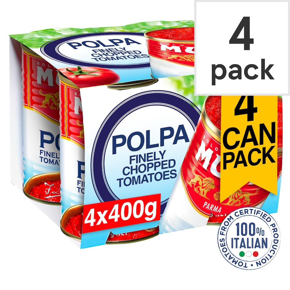 image 1 of Mutti Finely Chopped Tomatoes 4x400g