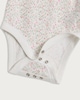 image 3 of F&F Baby 2-Pack Cotton Rich Floral Long Sleeved Bodysuits in Pink