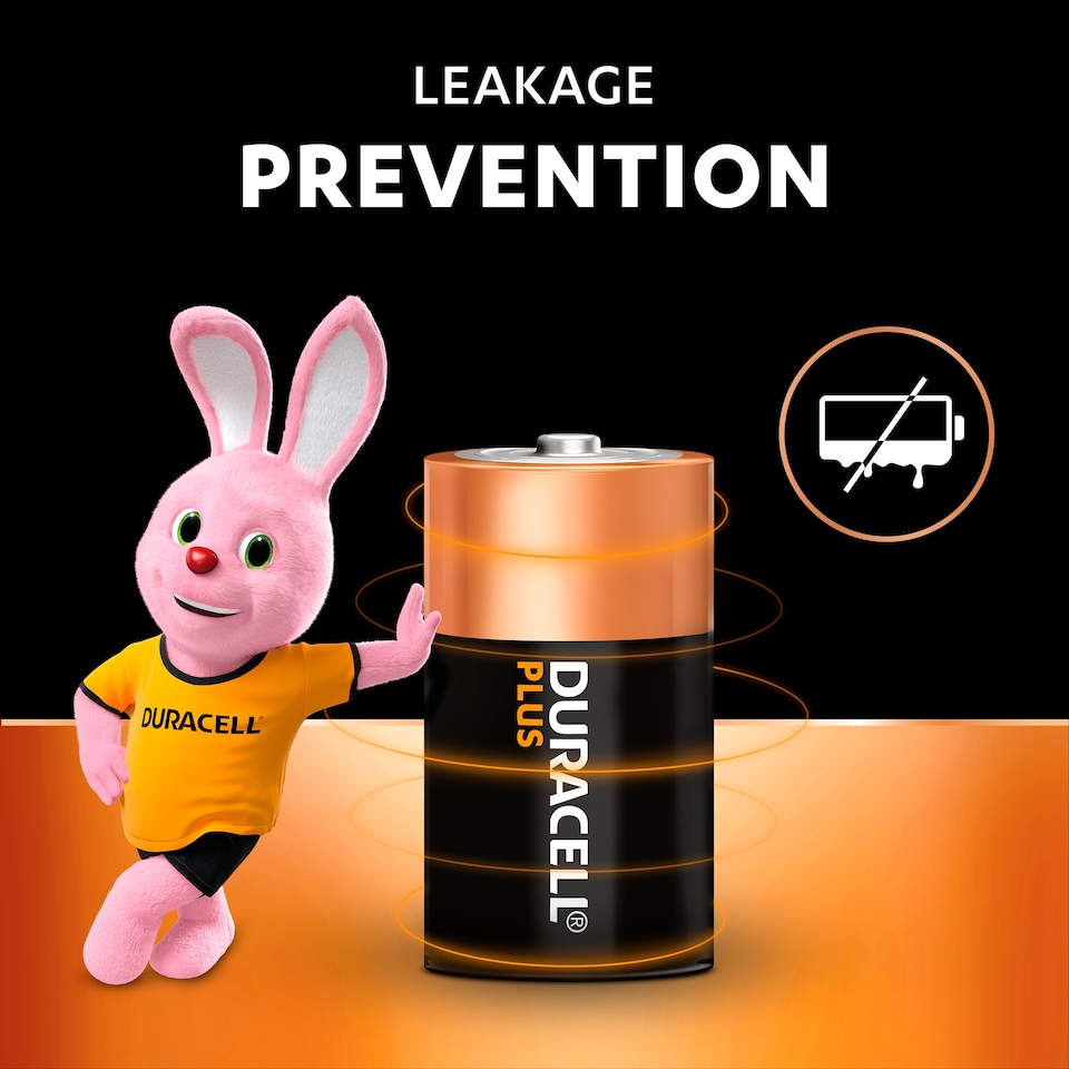 image 1 of Duracell Plus D 4 Pack