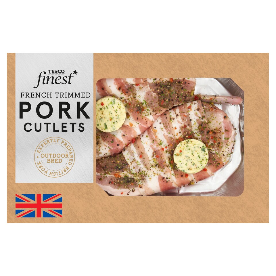 image 1 of Tesco Finest French Trimmed Pork Cutlets