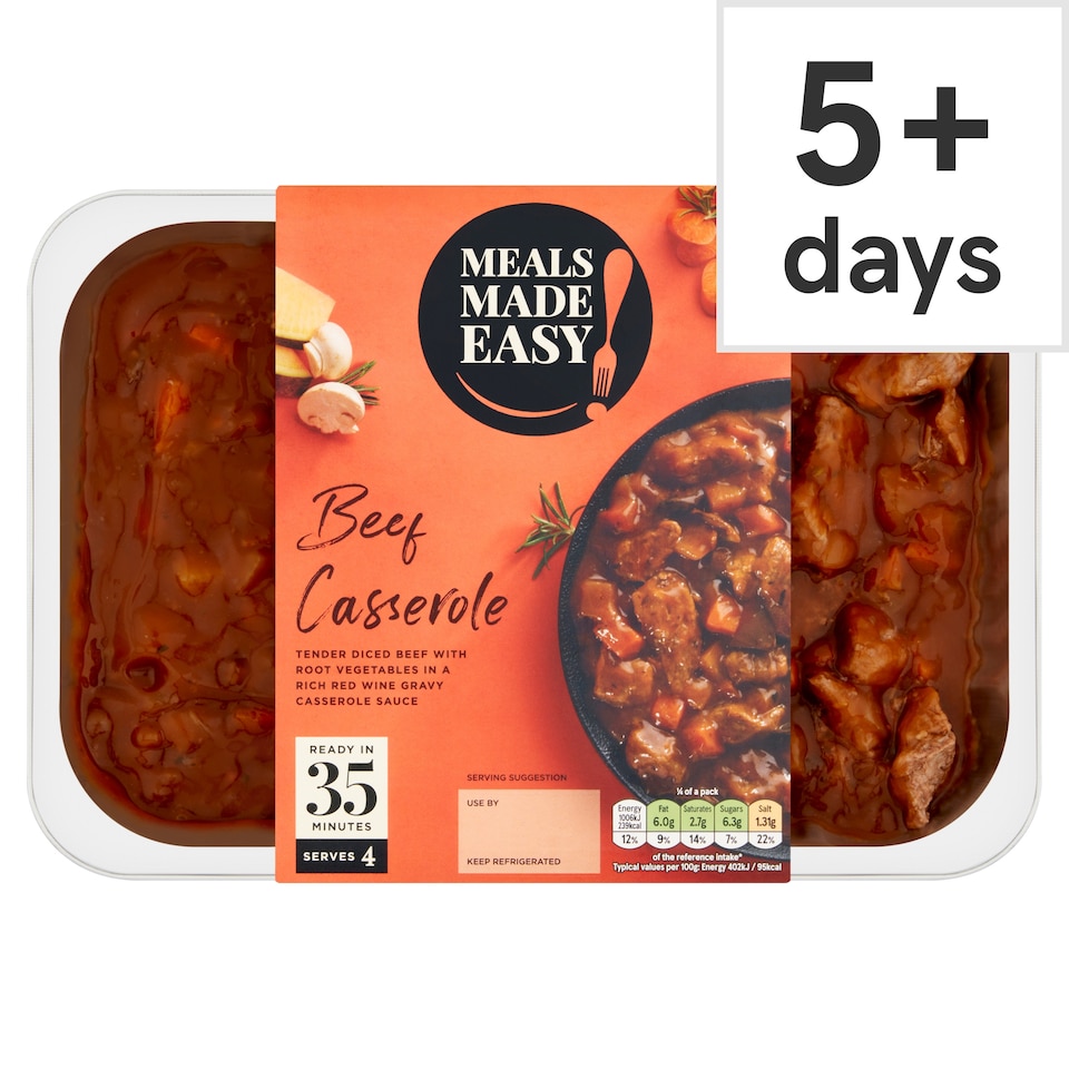 Tesco Meals Made Easy Beef Casserole 1Kg
