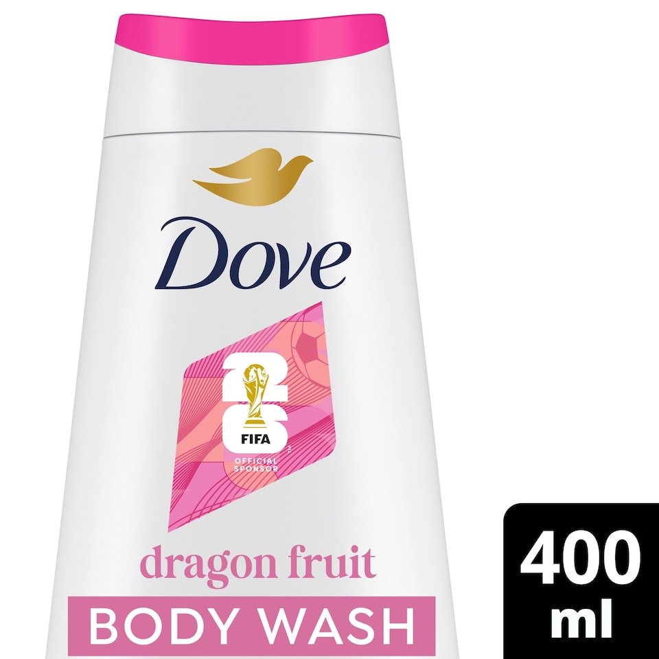 image 1 of Dove Replenishing 24hr Moisturisation Advanced Care Dragon Fruit & Coconut Cream Body Wash Shower Gel 400ml