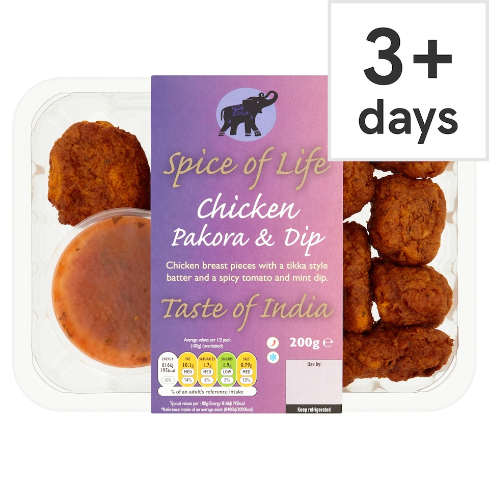 Spice Of Life Chicken Pakora And Dip 200G