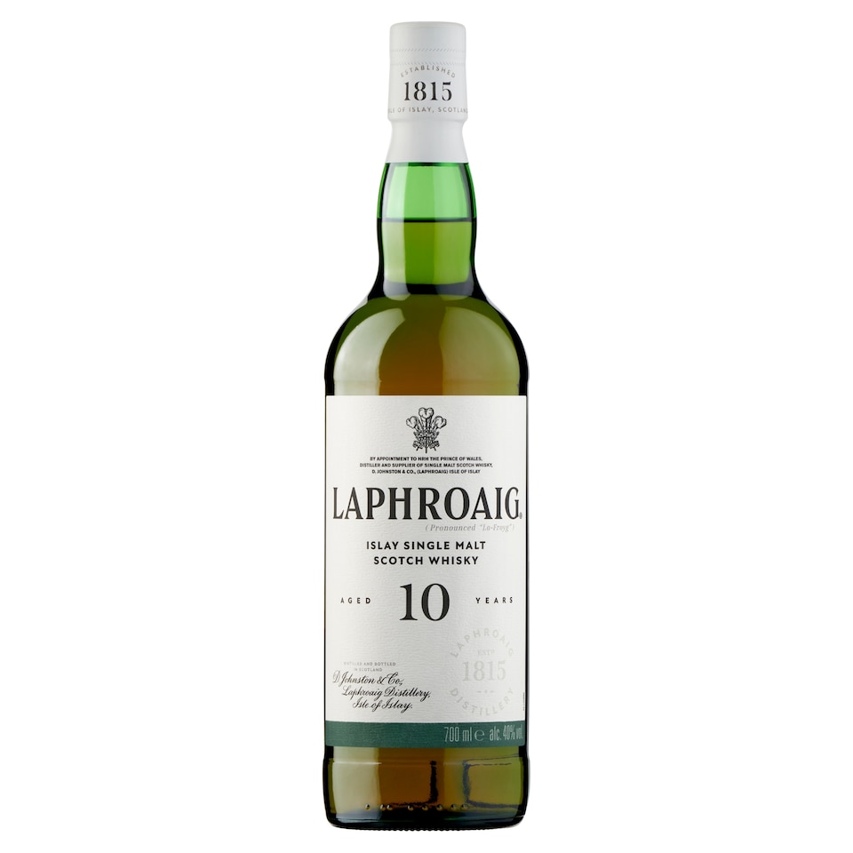 LAPHROAIG Islay Single Malt Scotch Whisky 10 Year Old 70cl