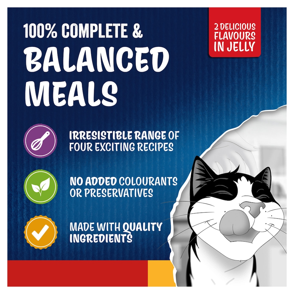 image 1 of Felix Doubly Delicious 7+ Meat Countryside Selection in Jelly Wet Cat Food 12x85g